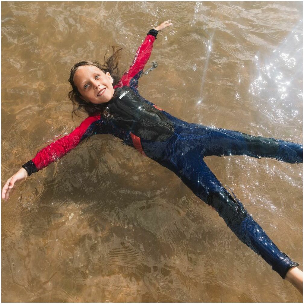 2025 Gul Junior Response 3/2mm Flatlock Back Zip Wetsuit RE1323-C1 - Blue / Rose